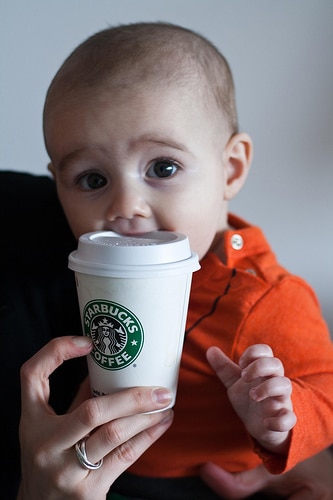 Baby barista.