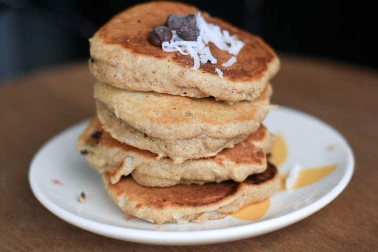 Almond Joy-Inspired Pancakes